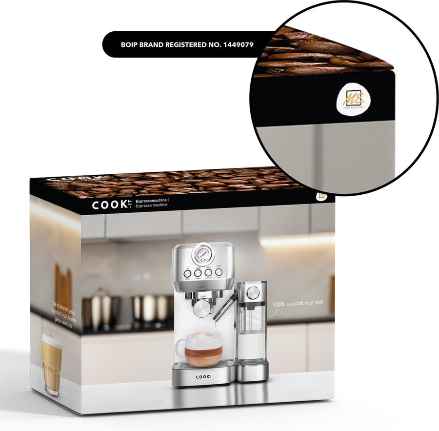 COOK-IT Espressomachine 20 Bar