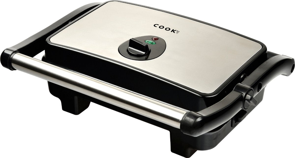 COOK-IT Tosti Apparaat - Instelbare Warmte & BPA Vrij