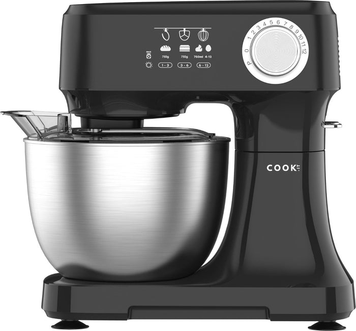 COOK-IT Keukenmachine - Keukenrobot - Foodprocessor met 12 Standen - Keukenmixer met RVS kom - 3.5L