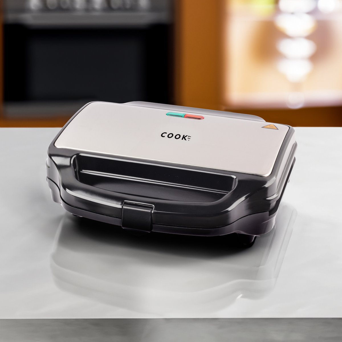 COOK-IT Tosti apparaat - Sandwich IJzer XL - Extra Breed