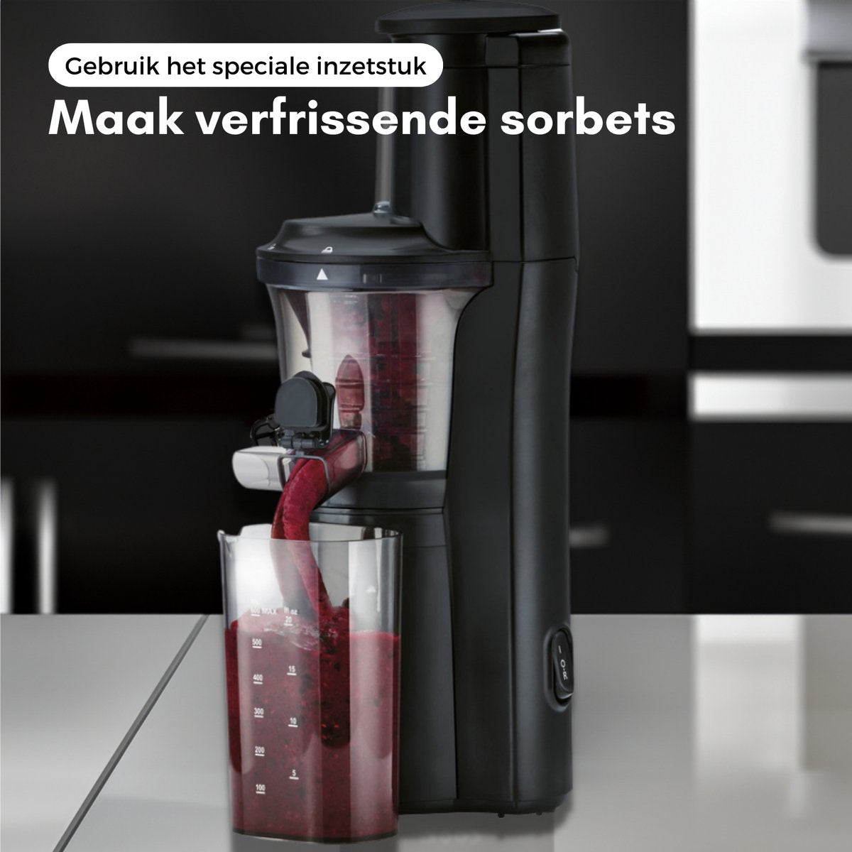 Slowjuicer - Anti Drup - 700ML - Juicer voor Fruit, Harde Groentes en Sorbets