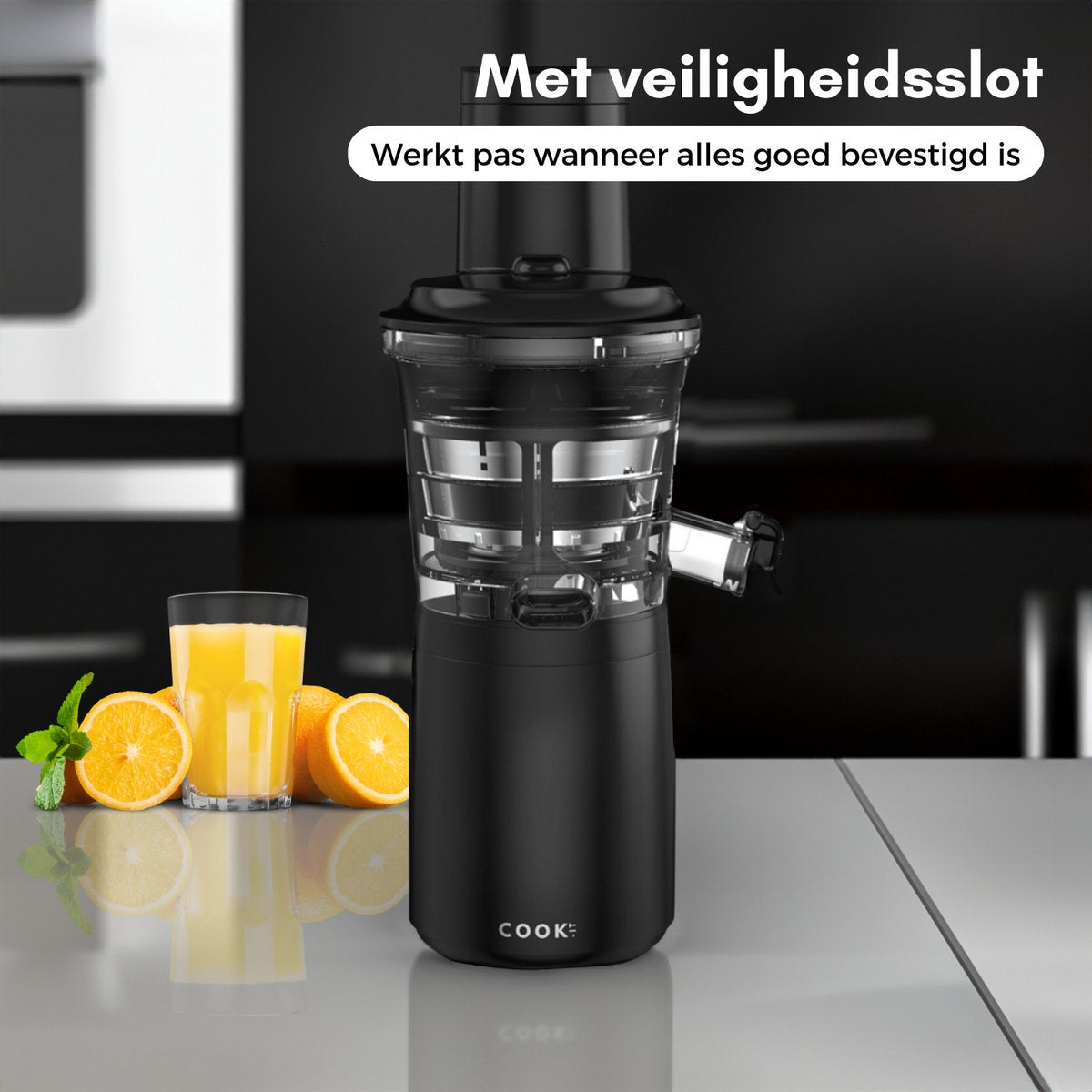 Slowjuicer - Anti Drup - 700ML - Juicer voor Fruit, Harde Groentes en Sorbets