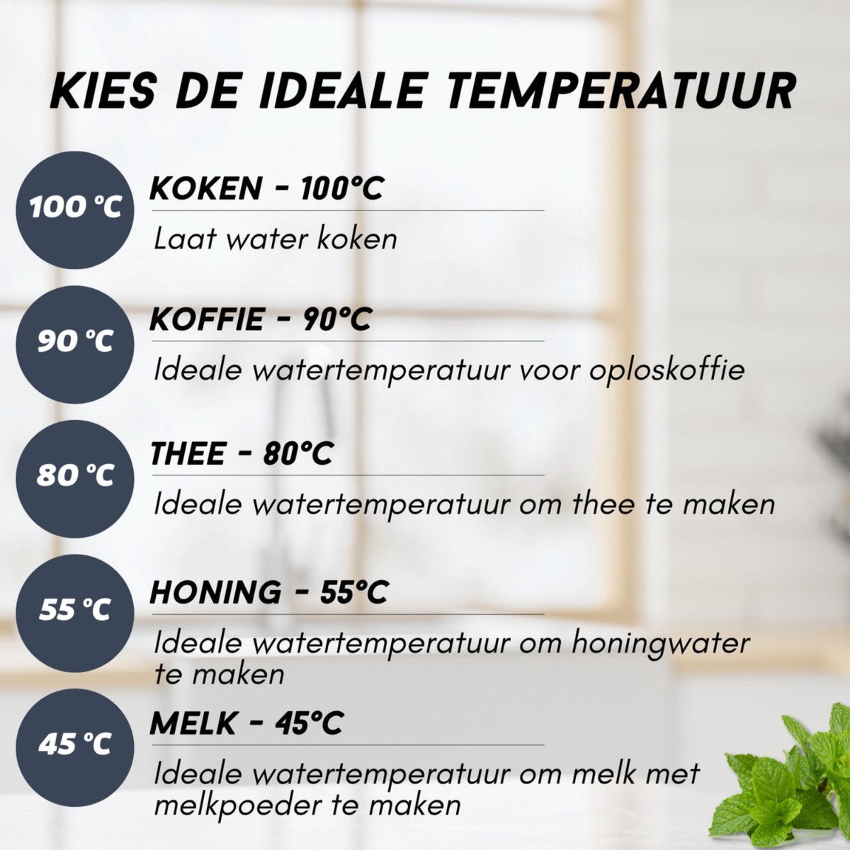 COOK-IT Digitale Waterkoker 1,5 liter