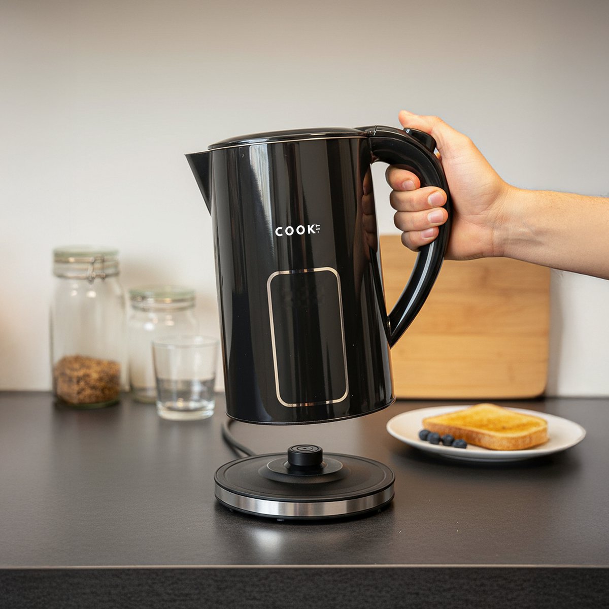 COOK-IT Digitale Waterkoker 1,7 liter