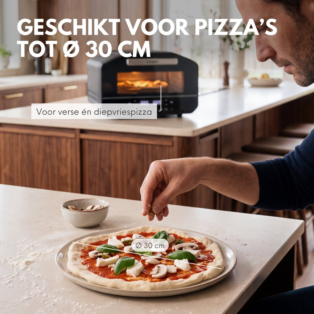 COOK-IT Elektrische Pizza Oven