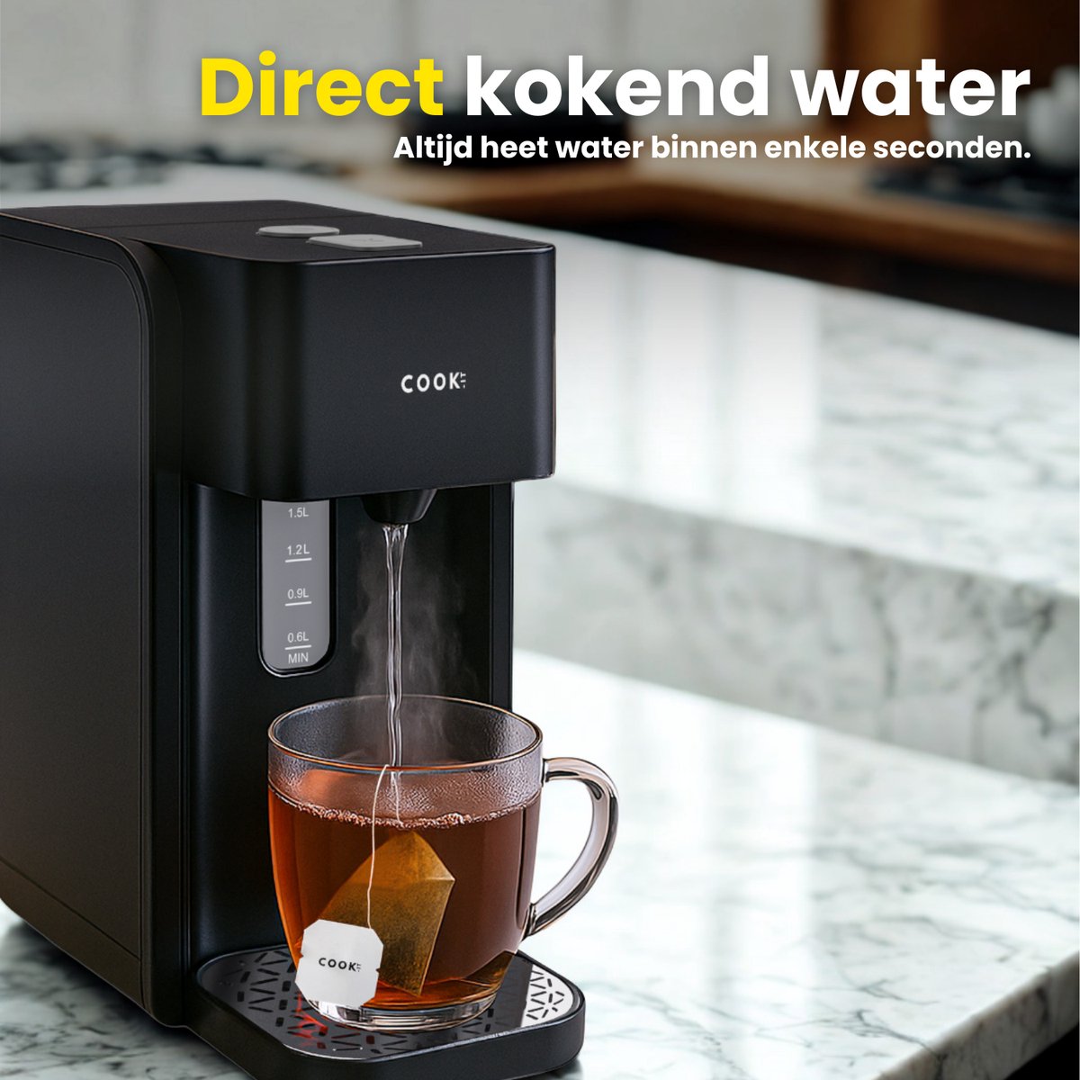 COOK-IT Heetwaterdispenser 1.5L