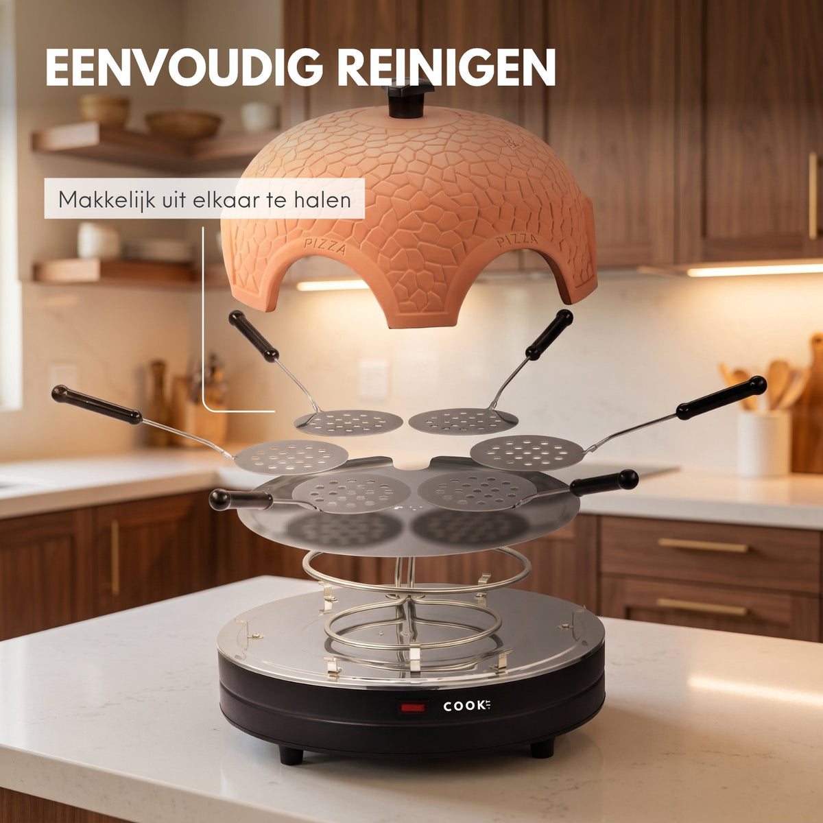 COOK-IT Pizza Oven 6 personen