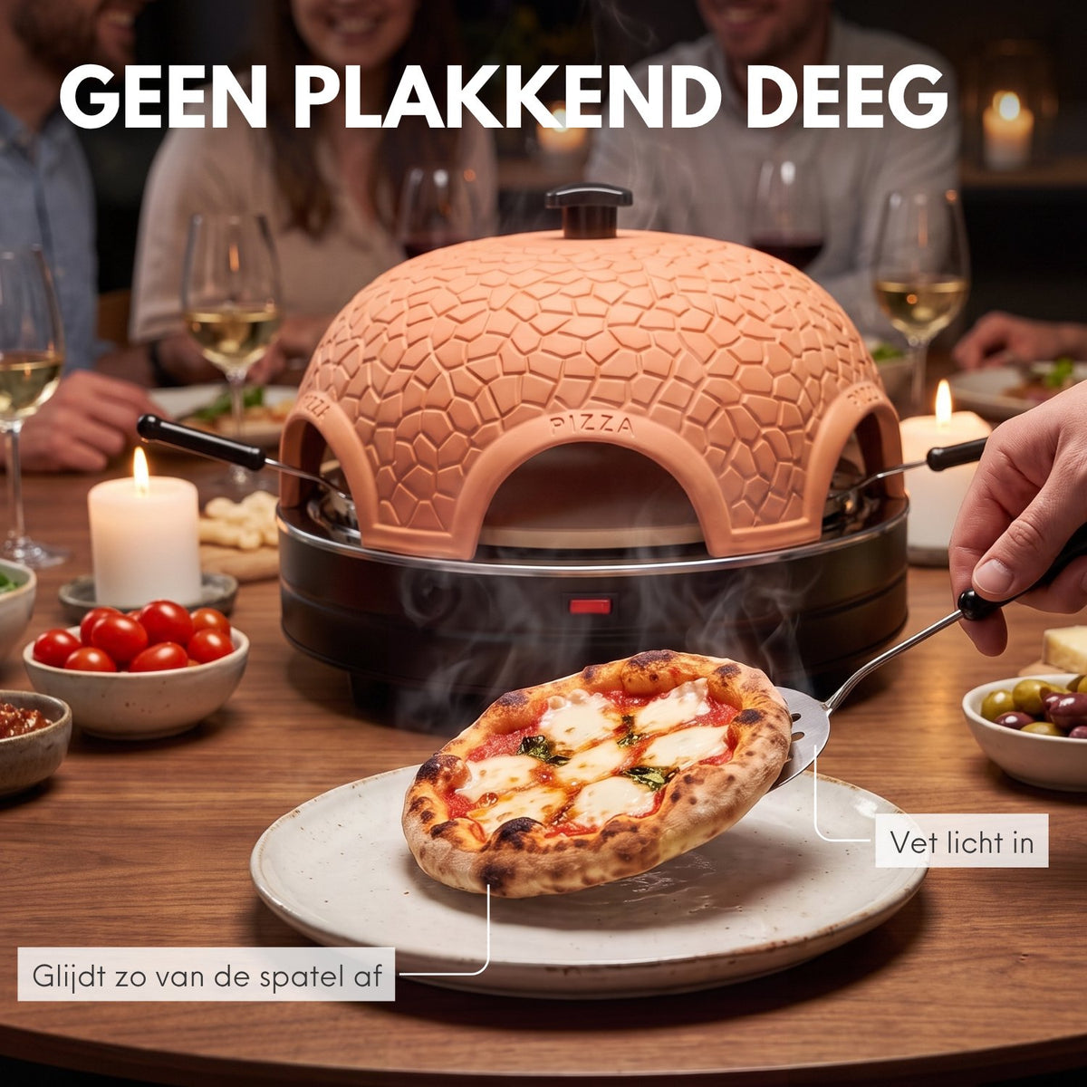 COOK-IT Pizza Oven 6 personen