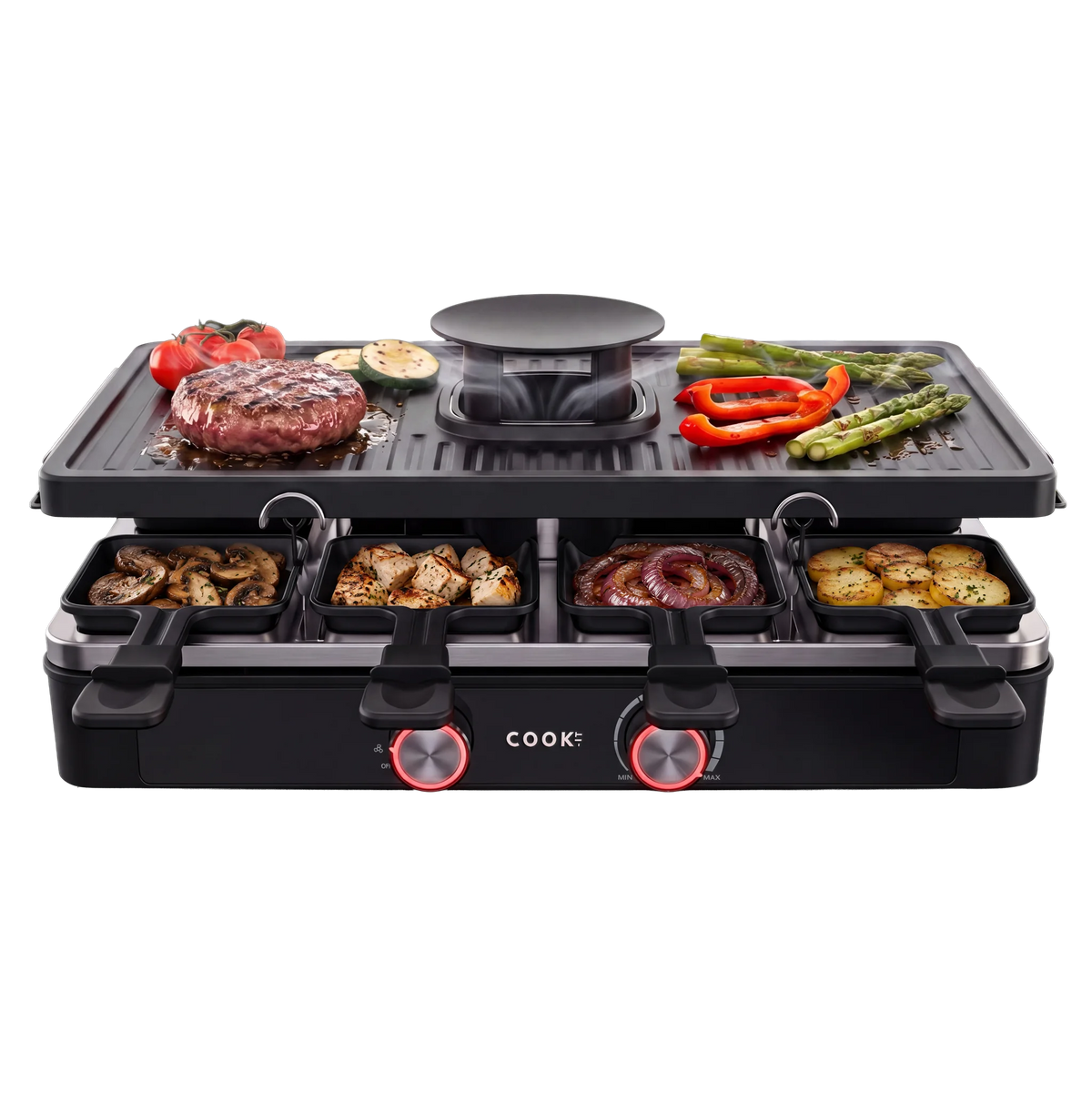 COOK-IT Gourmetstel met Afzuiging