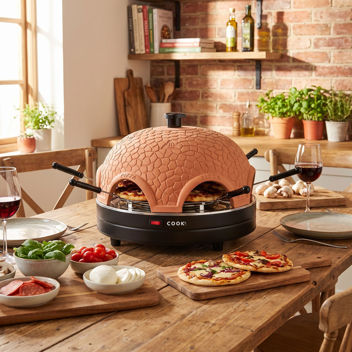 COOK-IT Pizza Oven 6 personen