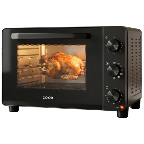 COOK-IT Vrijstaande oven 46L - Mini oven met draaispit